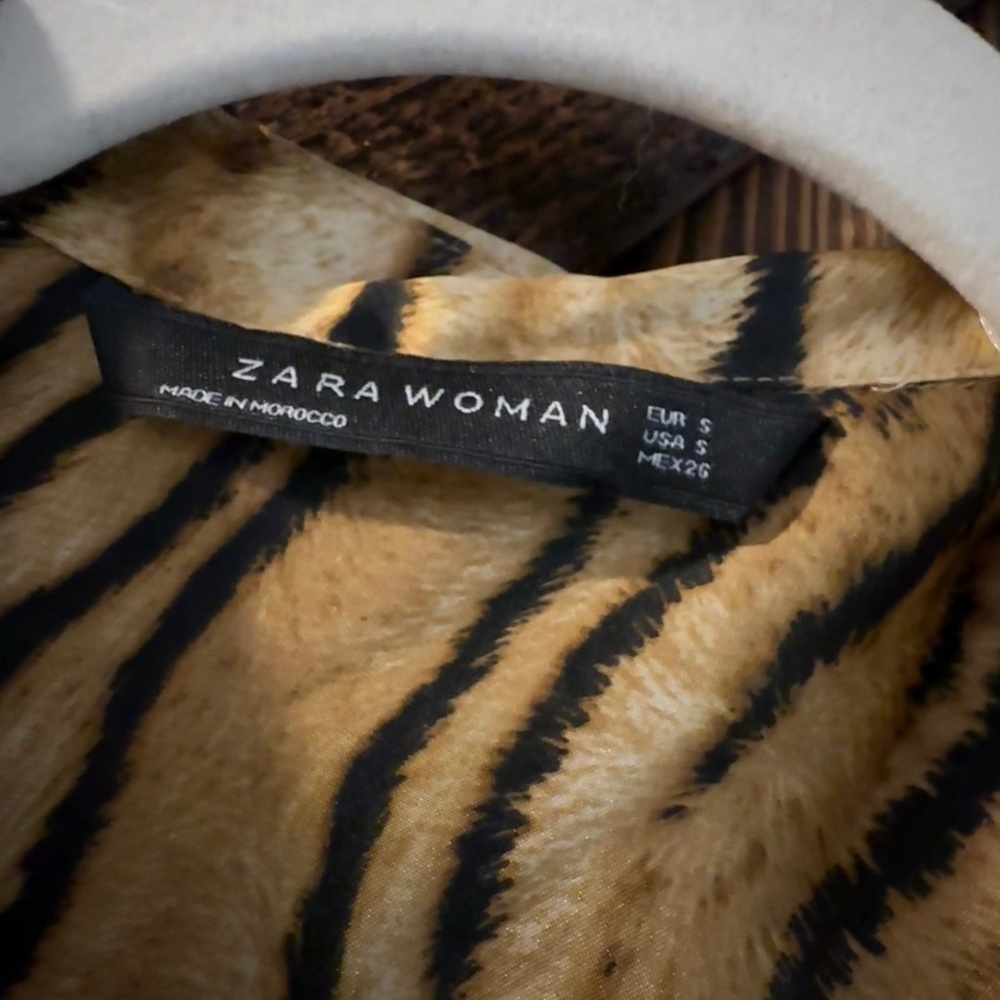 Zara silky shirt